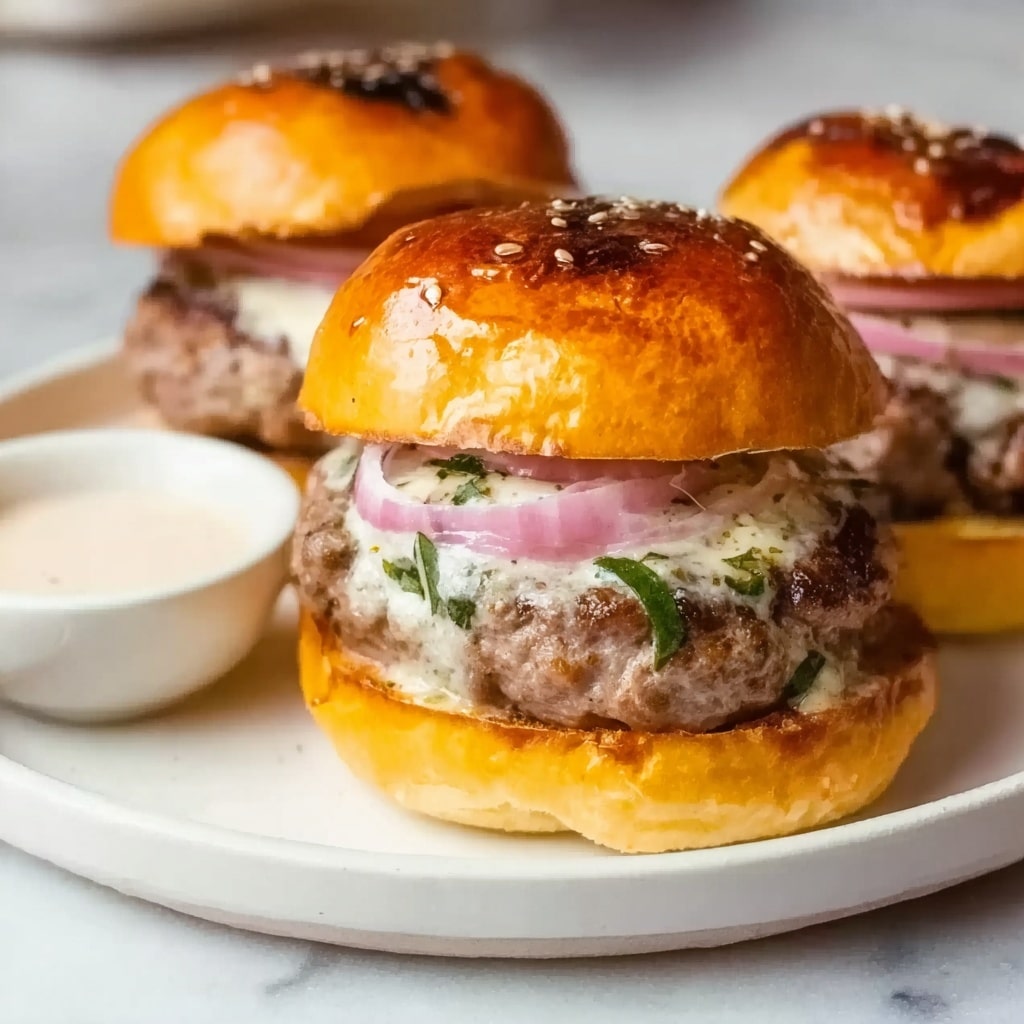 Lamb Feta Burgers Recipe - Recipe Image