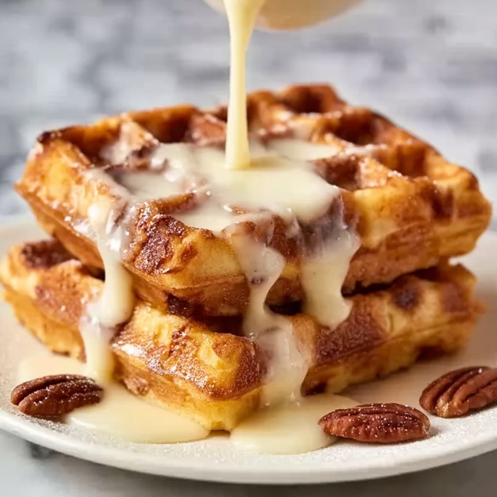 Cinnamon Roll French Toast Bites Recipe 6 Cinnamon Roll French Toast Bites Recipe - Recipe Image