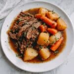 One-Pan Pot Roast with Carrots and Potatoes Recipe
