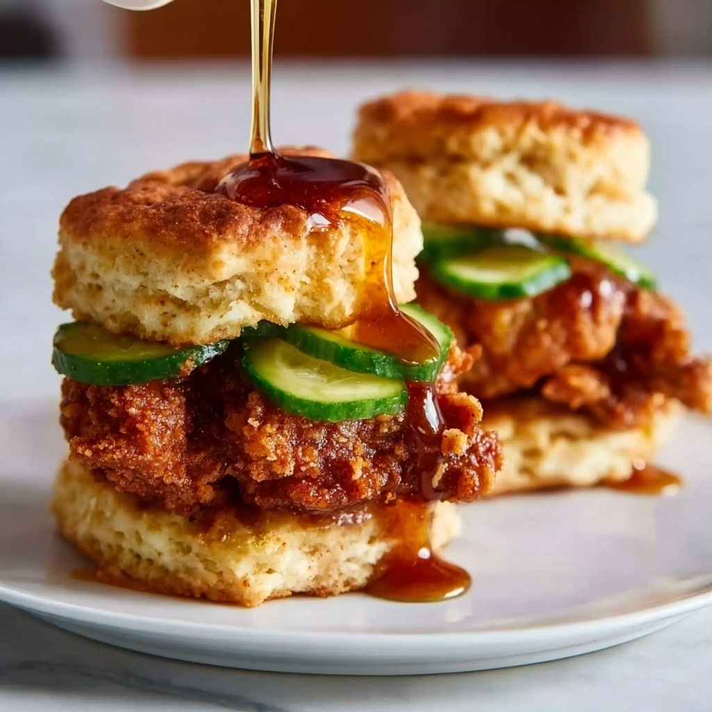 Hot Honey Chicken Biscuits Recipe - Recipe Image