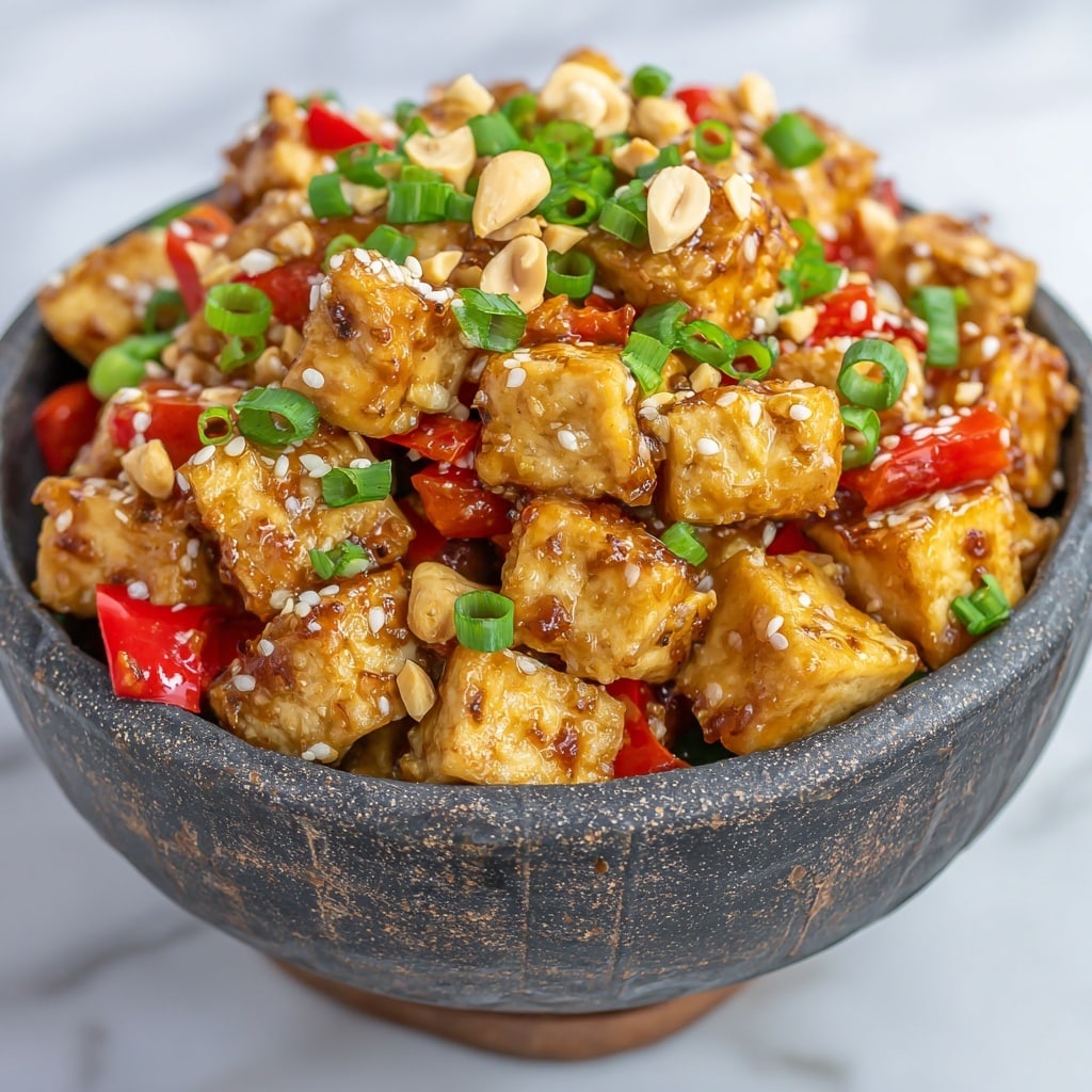 Vegan Cashew Tofu Recipe - Recipe Image