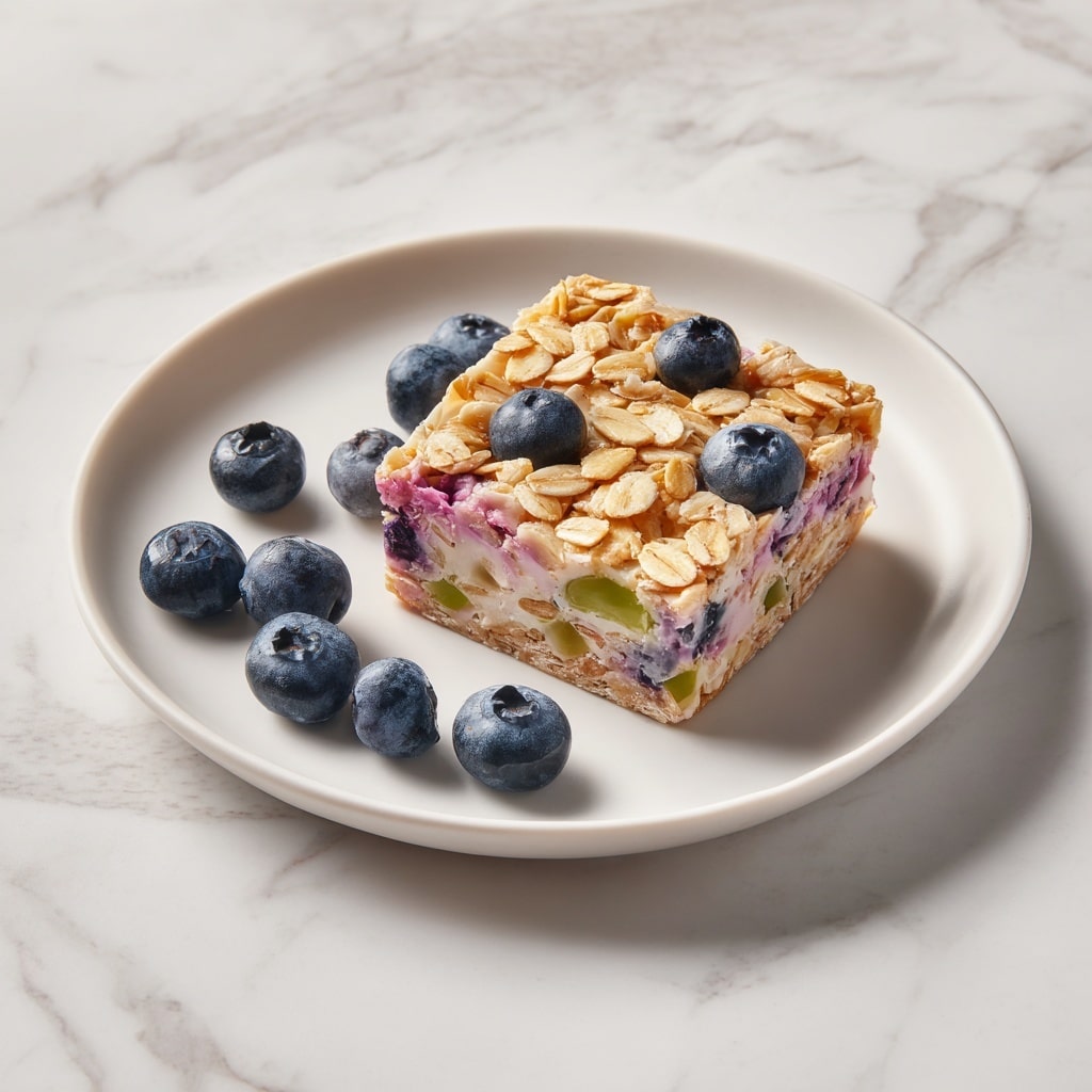 Zucchini Blueberry Baked Oatmeal Recipe - Recipe Image