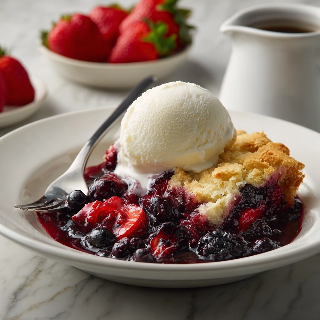 Mixed Berry Cobbler Recipe - Recipe Image