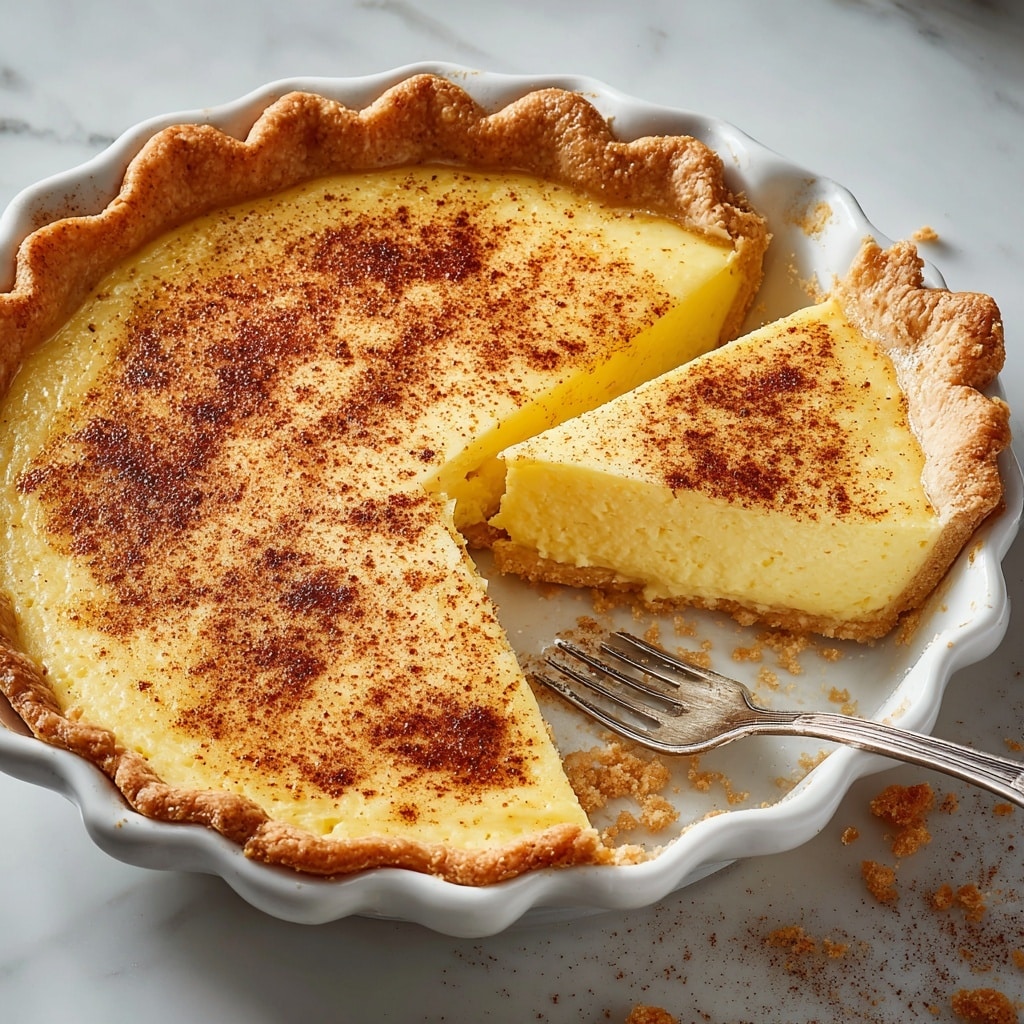 Classic Vanilla Custard Pie Recipe - Recipe Image