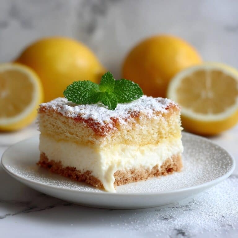 Lemon Custard Cake: A Delicious & Easy Recipe
