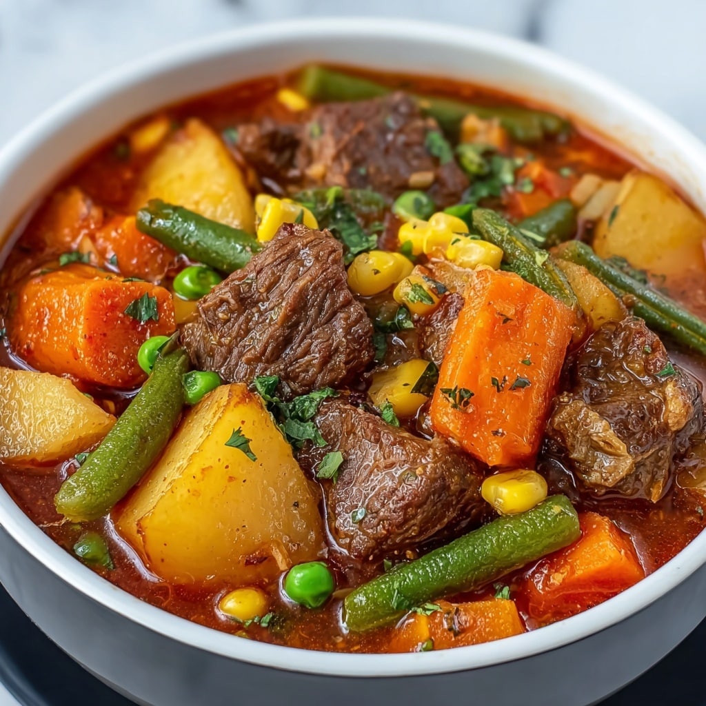 Beef Vegetable Soup Recipe - Recipe Image