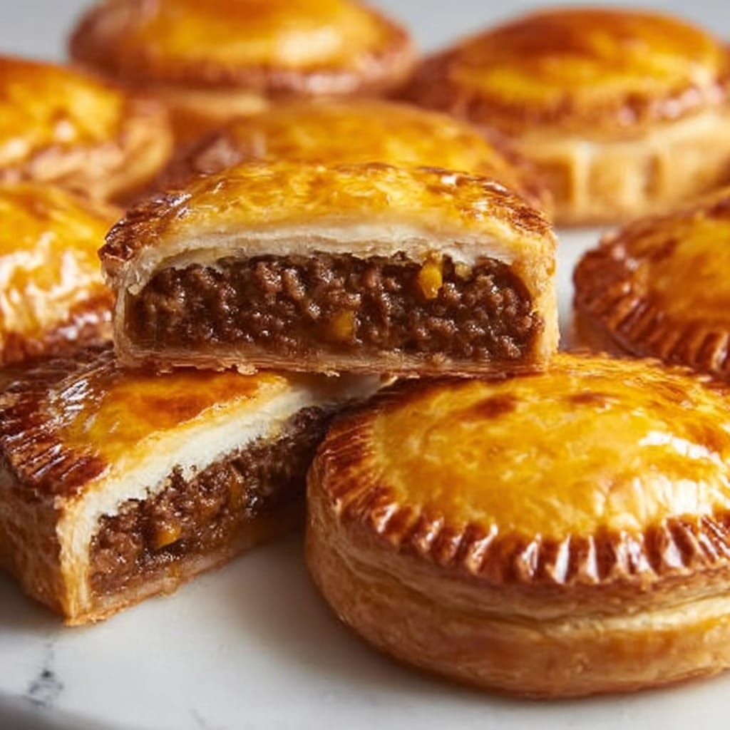 Chinese Crispy Meat Beef Pies Recipe - Recipe Image