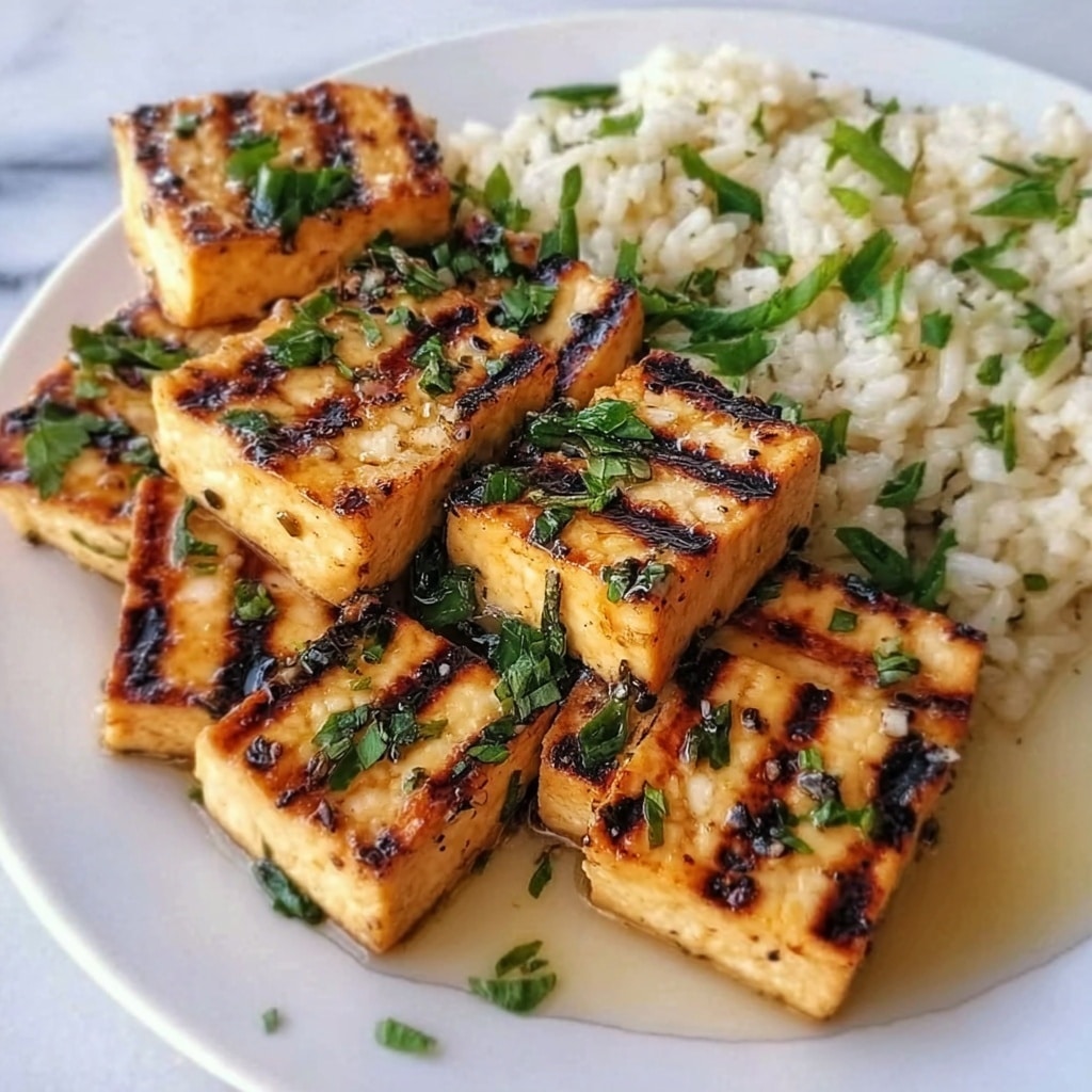 Garlic Herb Butter Tofu Recipe - Recipe Image