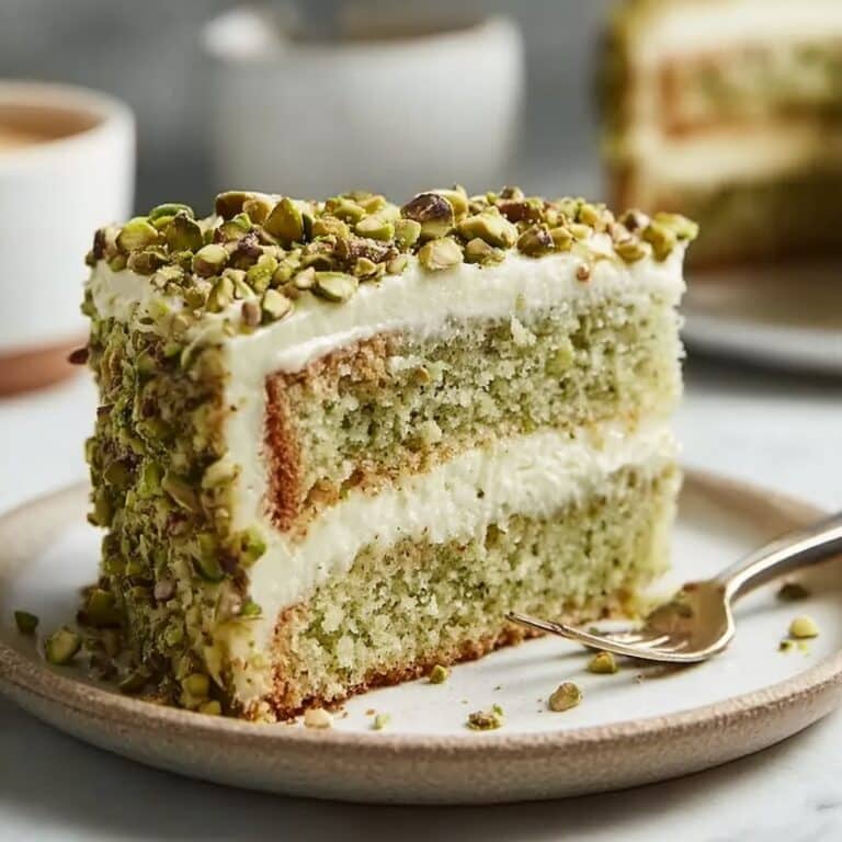 Vegan Pistachio Coffee Cake Recipe
