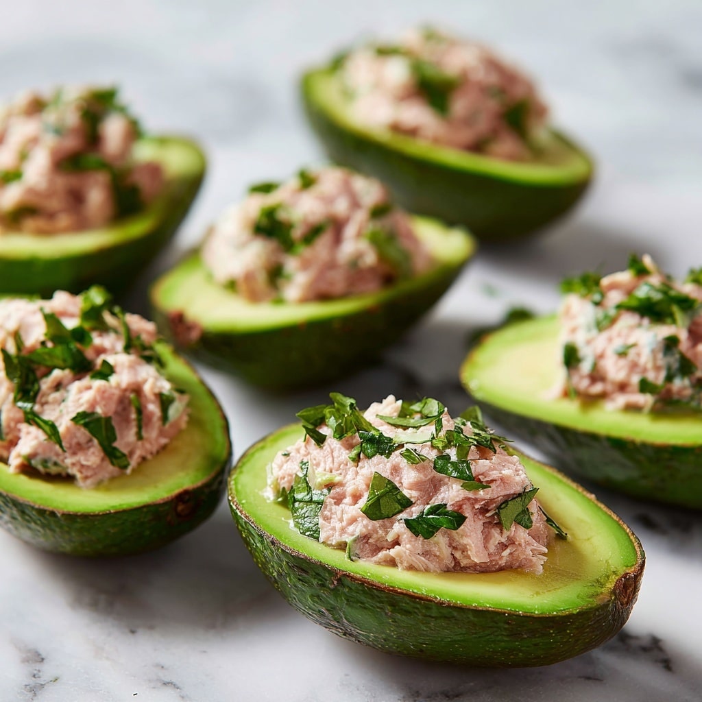Salmon Stuffed Avocados Recipe