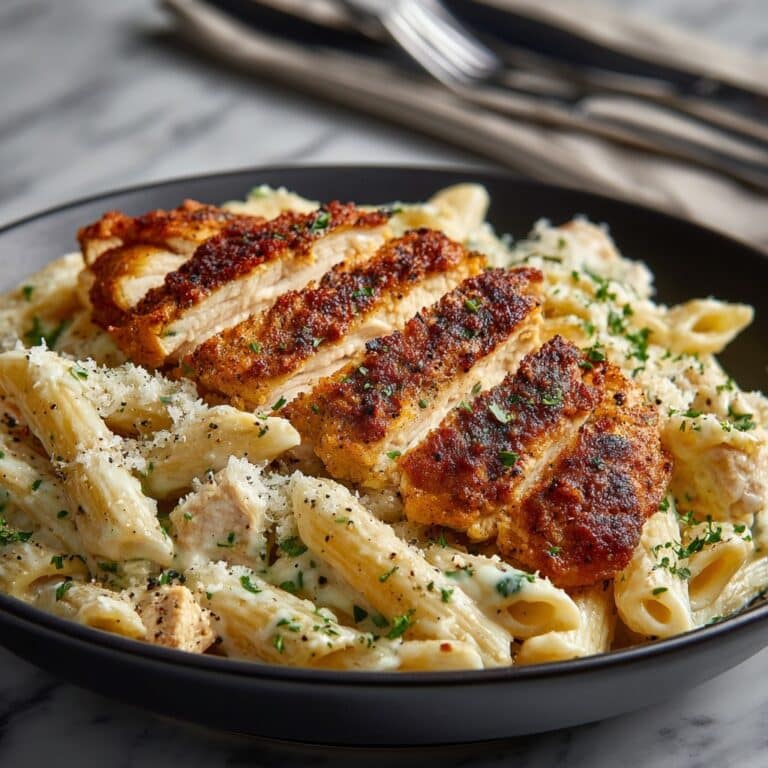 Creamy Garlic Chicken Pasta Recipe