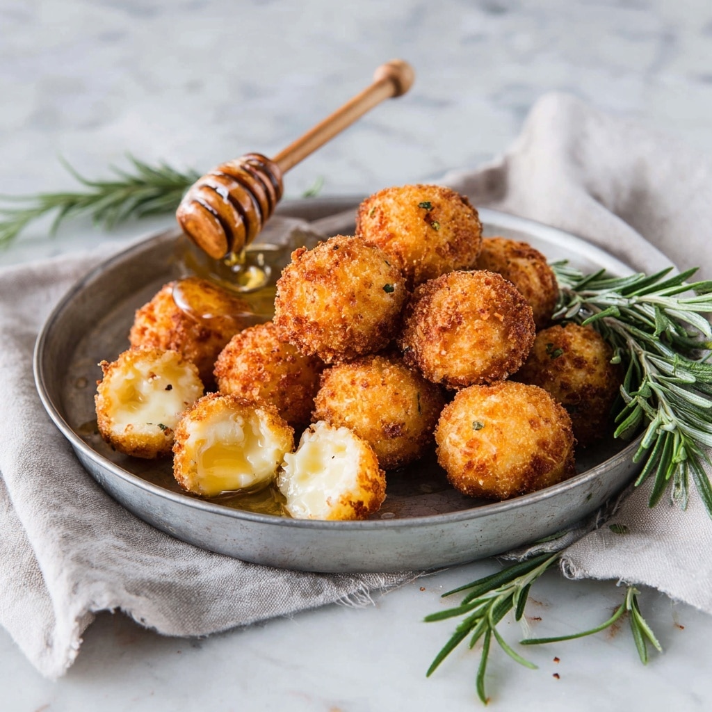 Fried Goat Cheese with Tarragon Honey Recipe