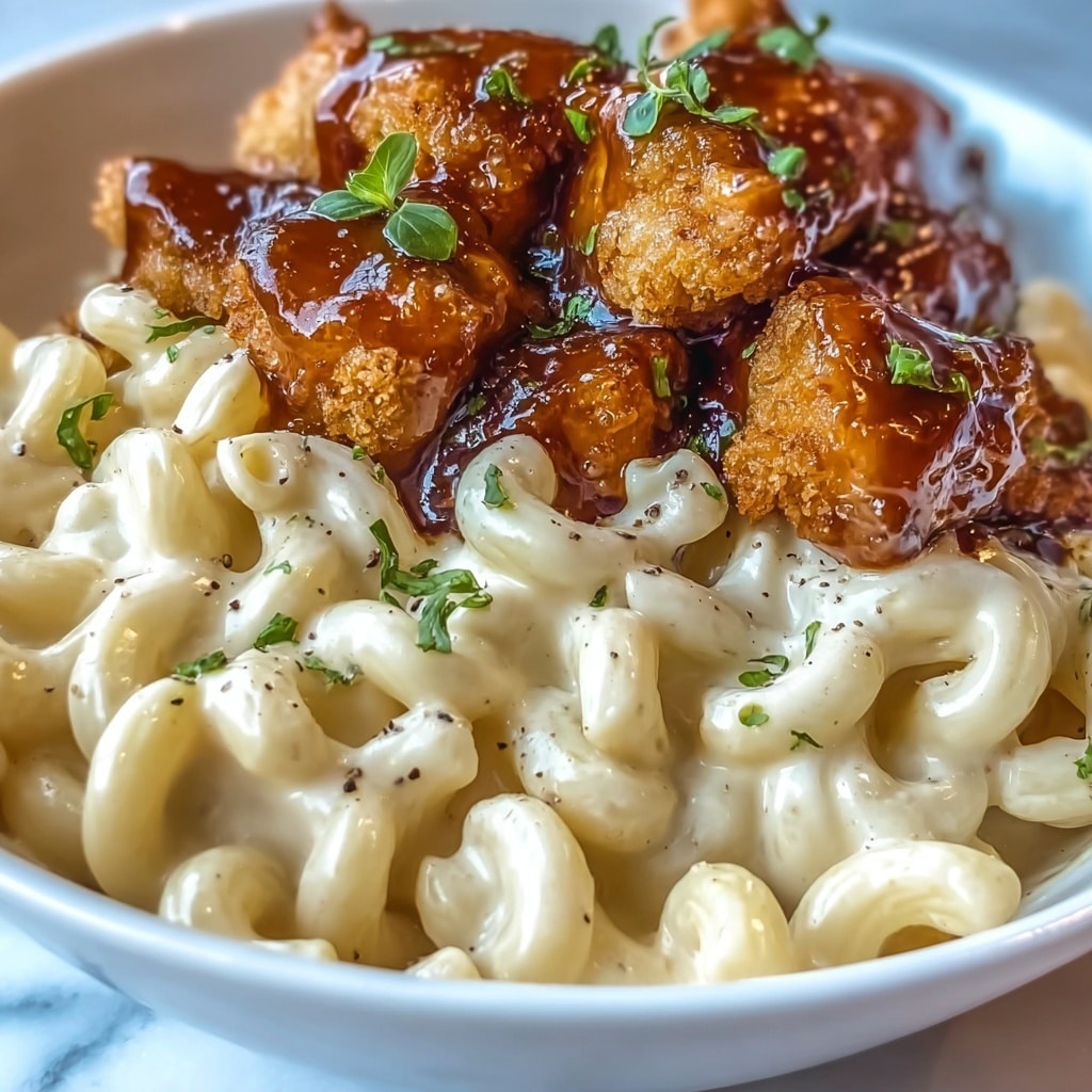 Honey Pepper Chicken Mac and Cheese Recipe