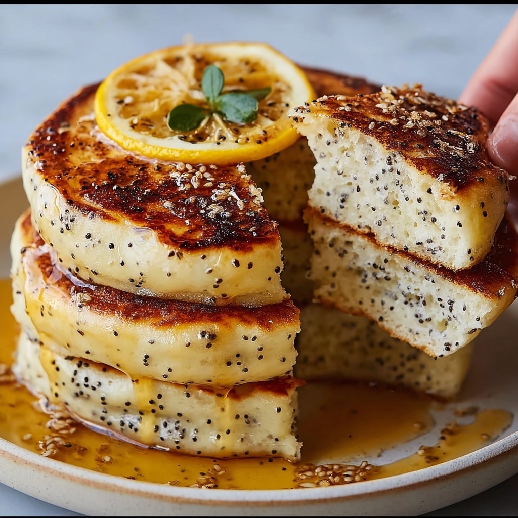 Lemon Poppy Seed Pancakes Recipe - Recipe Image