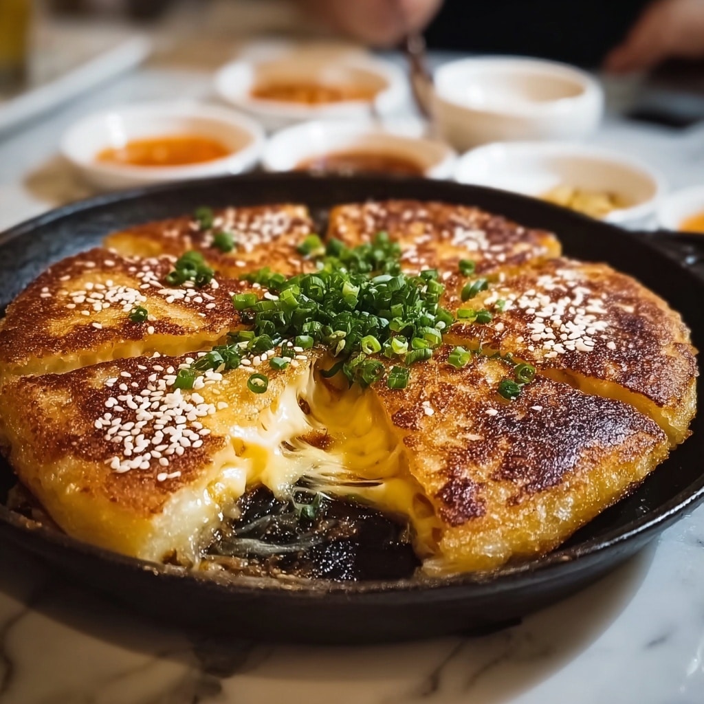 Korean Cheese Pancake Recipe - Recipe Image
