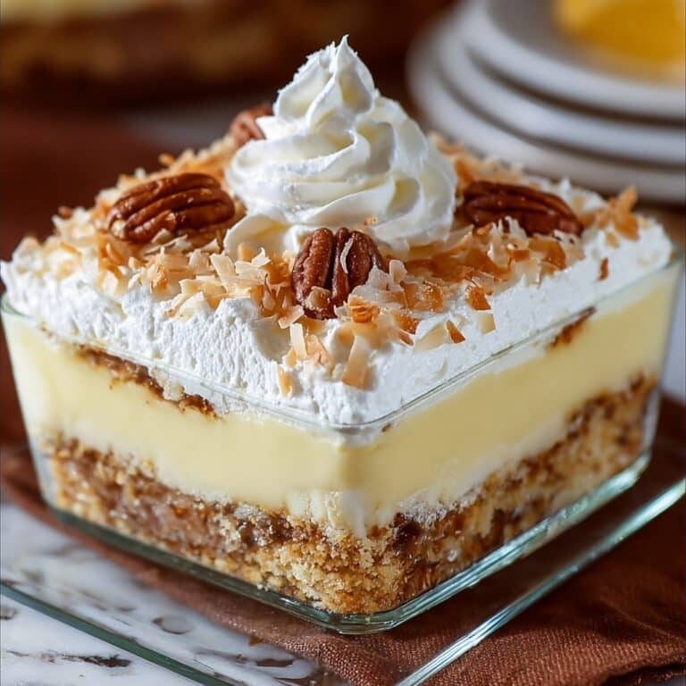 Coconut Cream Layered Dessert Recipe