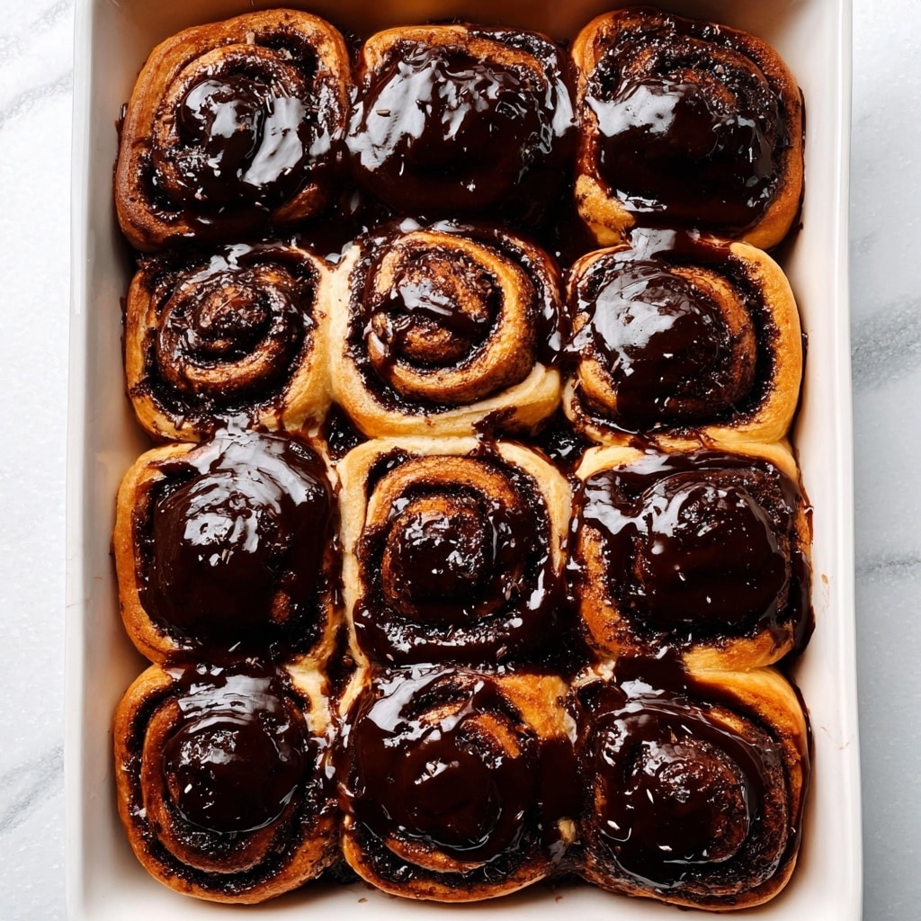 Chocolate Cinnamon Rolls (Soft & Gooey) Recipe - Recipe Image