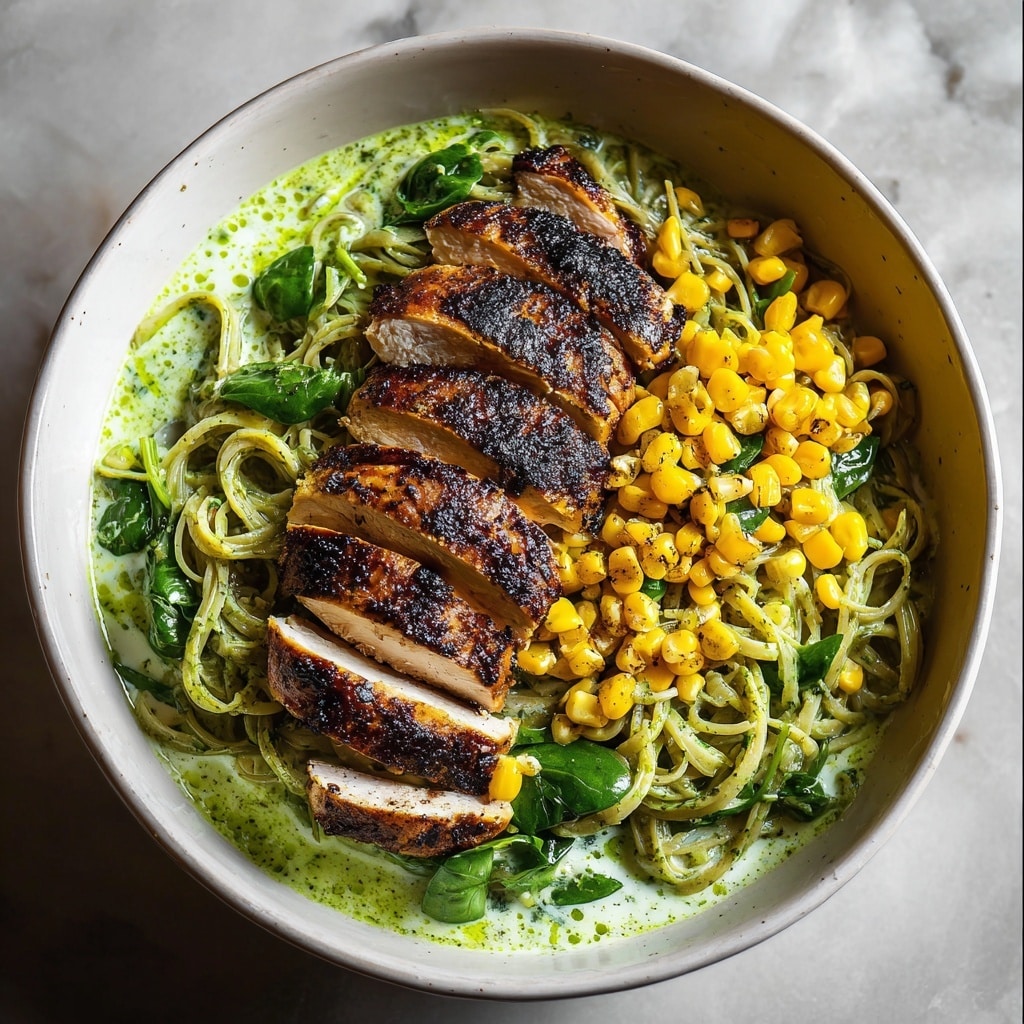 Creamy Roasted Poblano Pasta Recipe