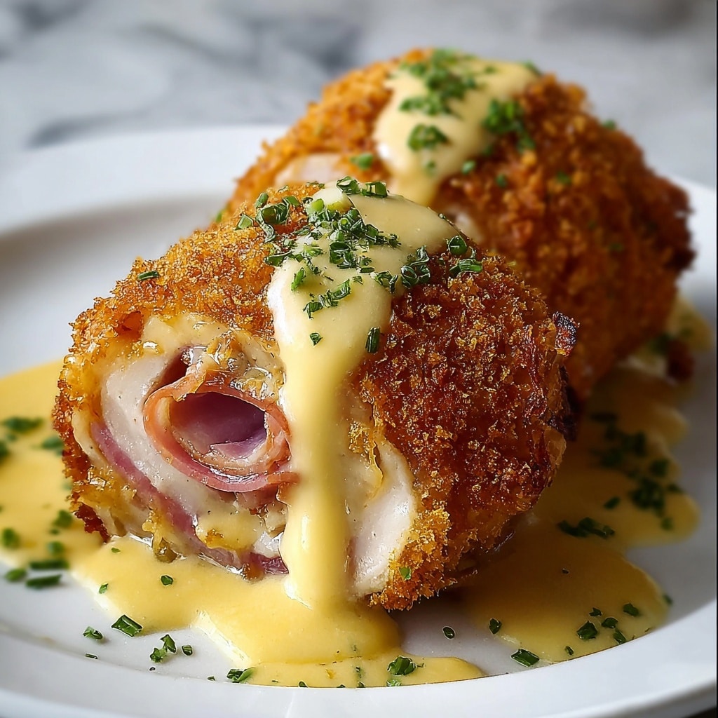 Crispy and Creamy Chicken Cordon Bleu with Dijon Sauce Recipe 5 Crispy and Creamy Chicken Cordon Bleu with Dijon Sauce Recipe - Recipe Image
