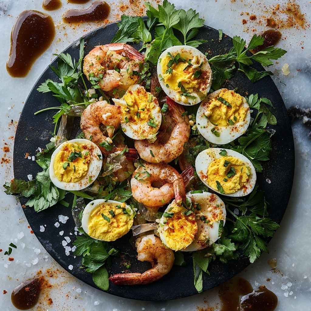 Cajun Shrimp Deviled Eggs Recipe