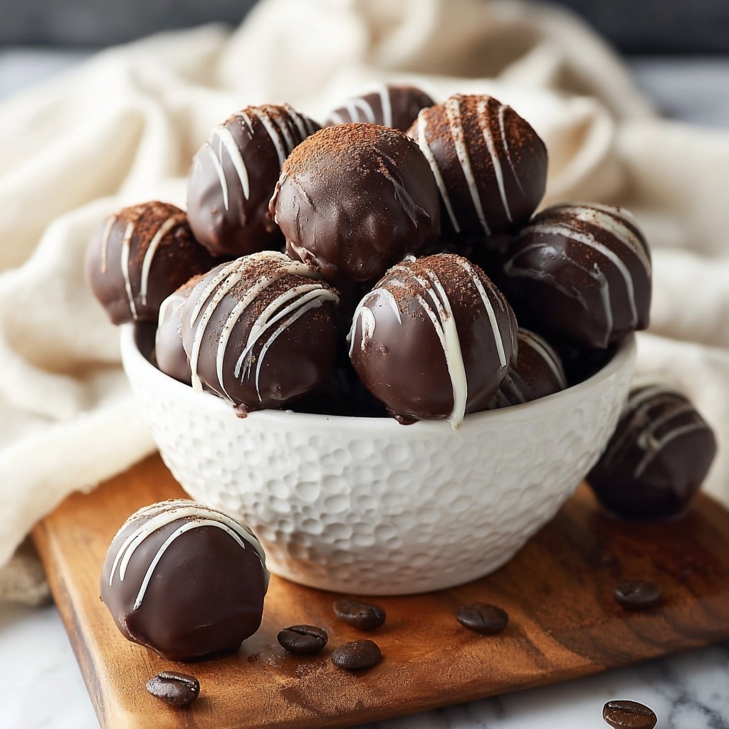Dark Chocolate Coffee Truffles Recipe