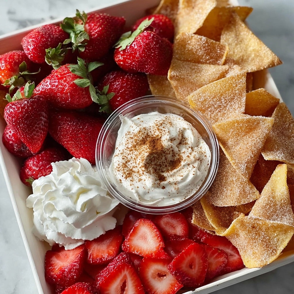 Strawberry Cheesecake Nachos Recipe - Recipe Image