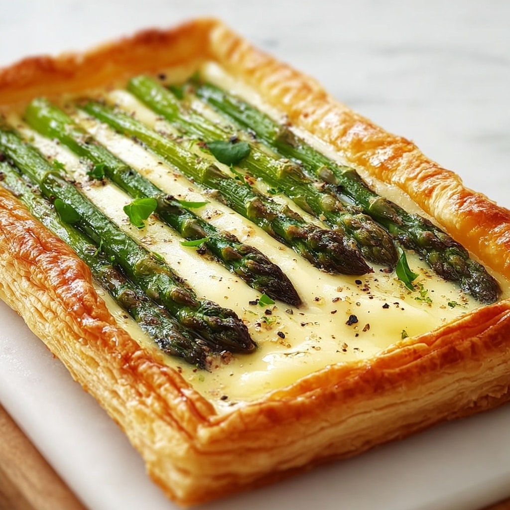 Asparagus and Goat Cheese Tart Recipe - Recipe Image