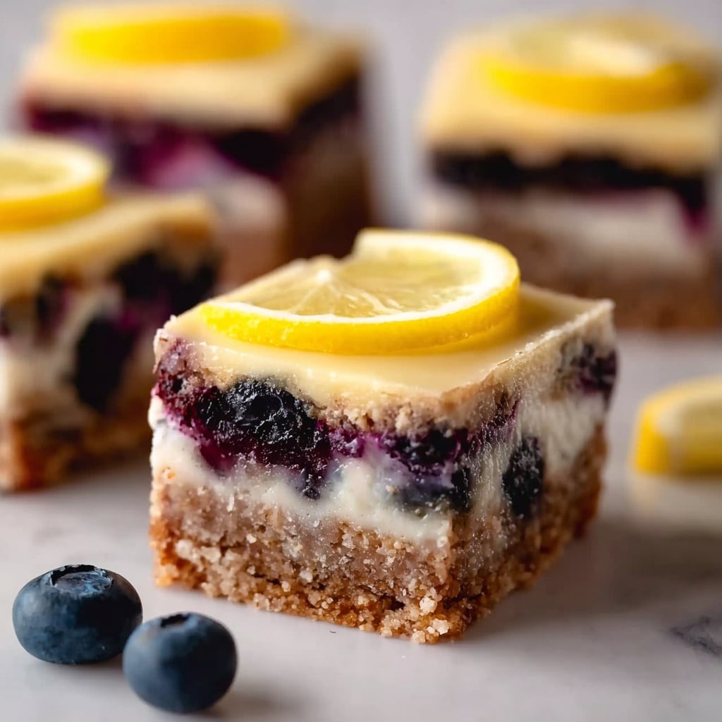 Blueberry Lemon Blondies Recipe - Recipe Image