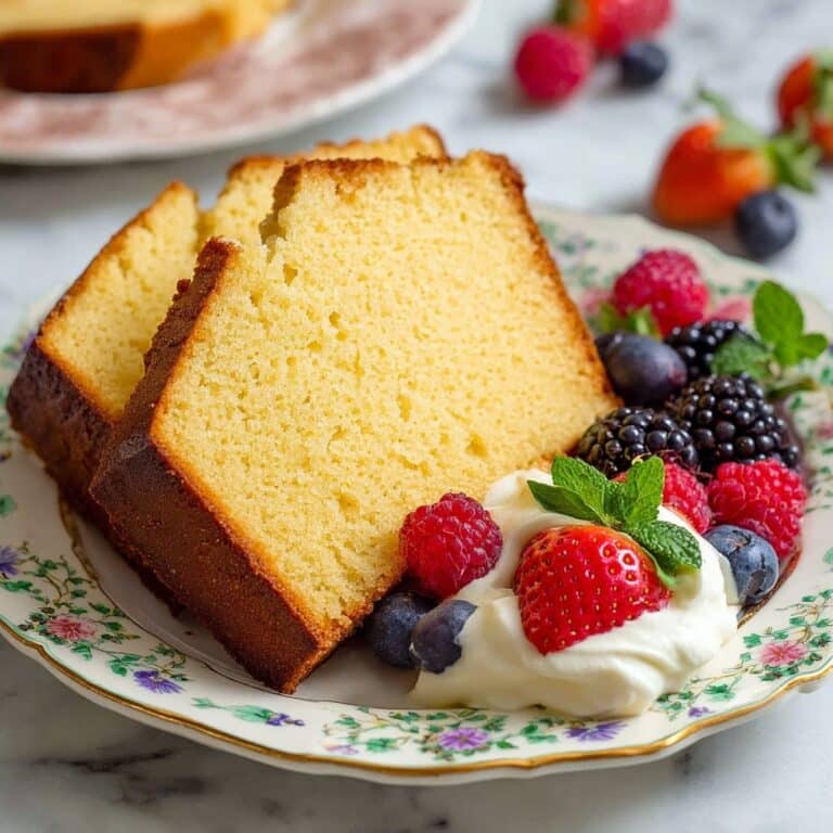 Delicious Pound Cake Recipe