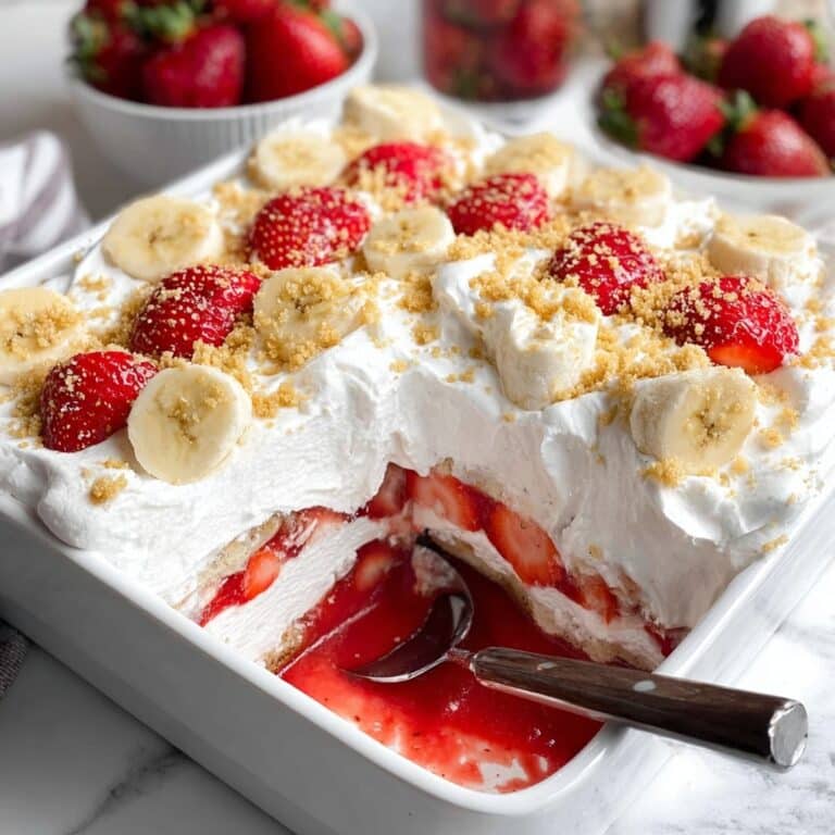 Strawberry Banana Cheesecake Salad Recipe