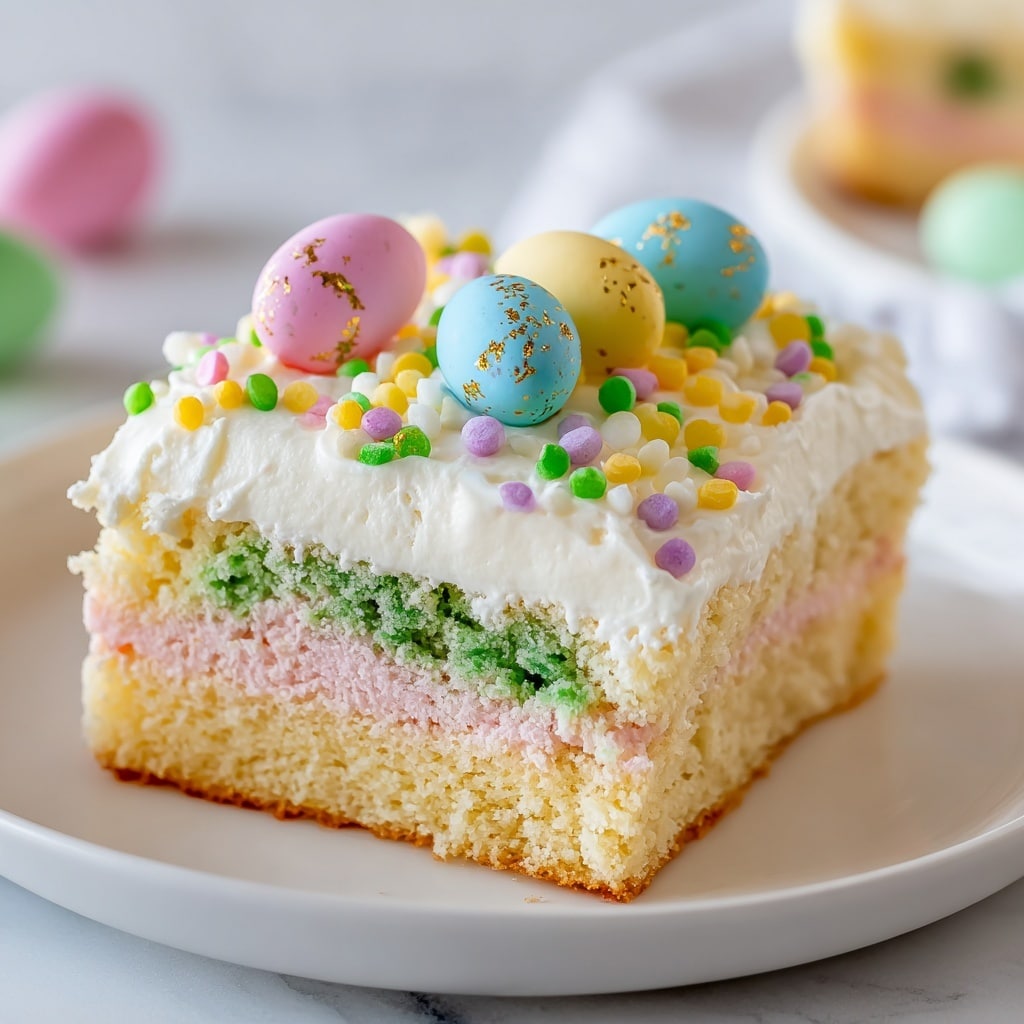 Easter Poke Cake Recipe - Recipe Image