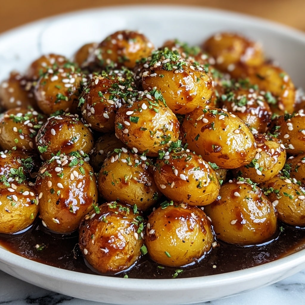 Honey Mustard Roasted Baby Potatoes Recipe