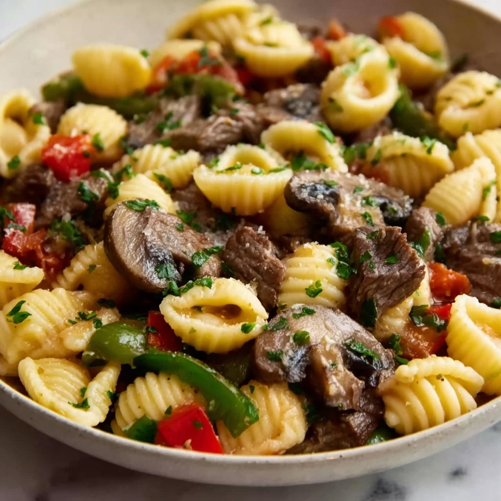 Philly Cheesesteak Tortellini Recipe