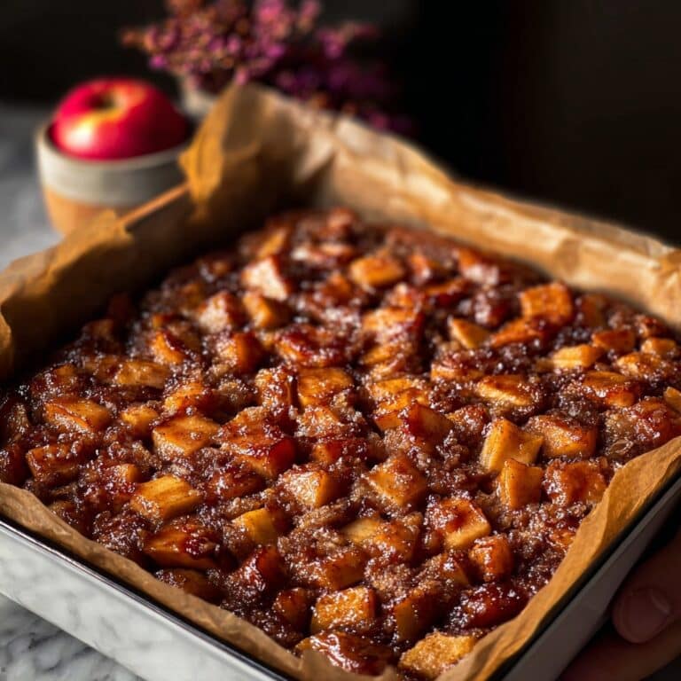 Glazed Honeycrisp Apple Fritter Cake Recipe