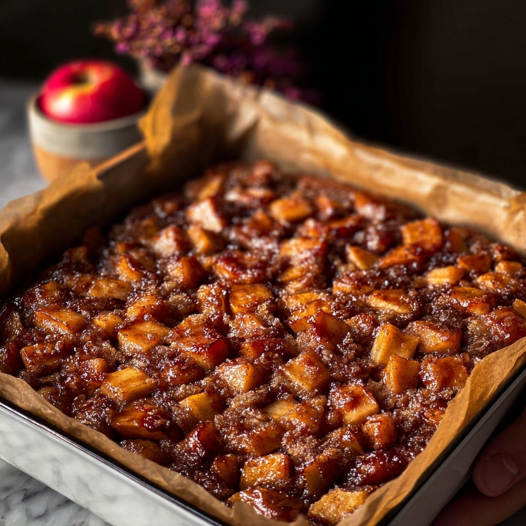 Glazed Honeycrisp Apple Fritter Cake Recipe