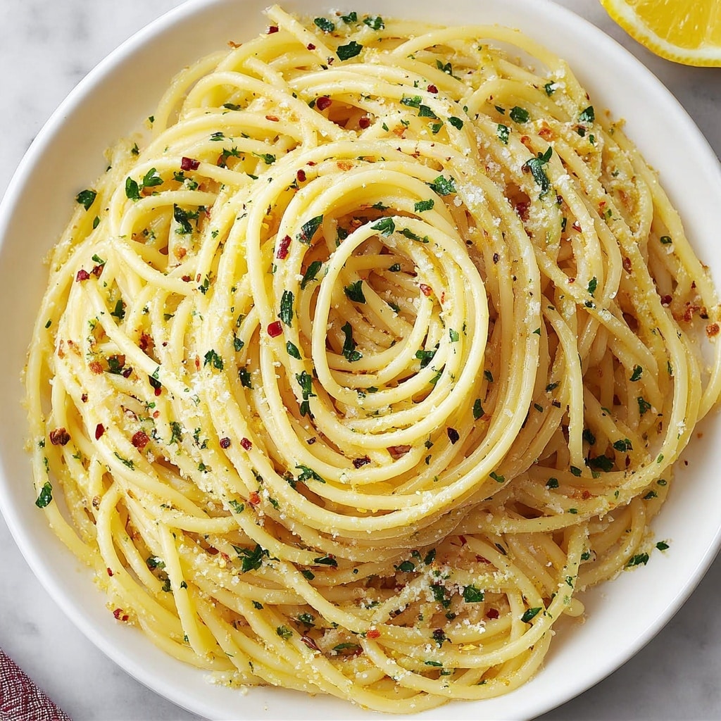 Lemon Garlic Butter Pasta Recipe