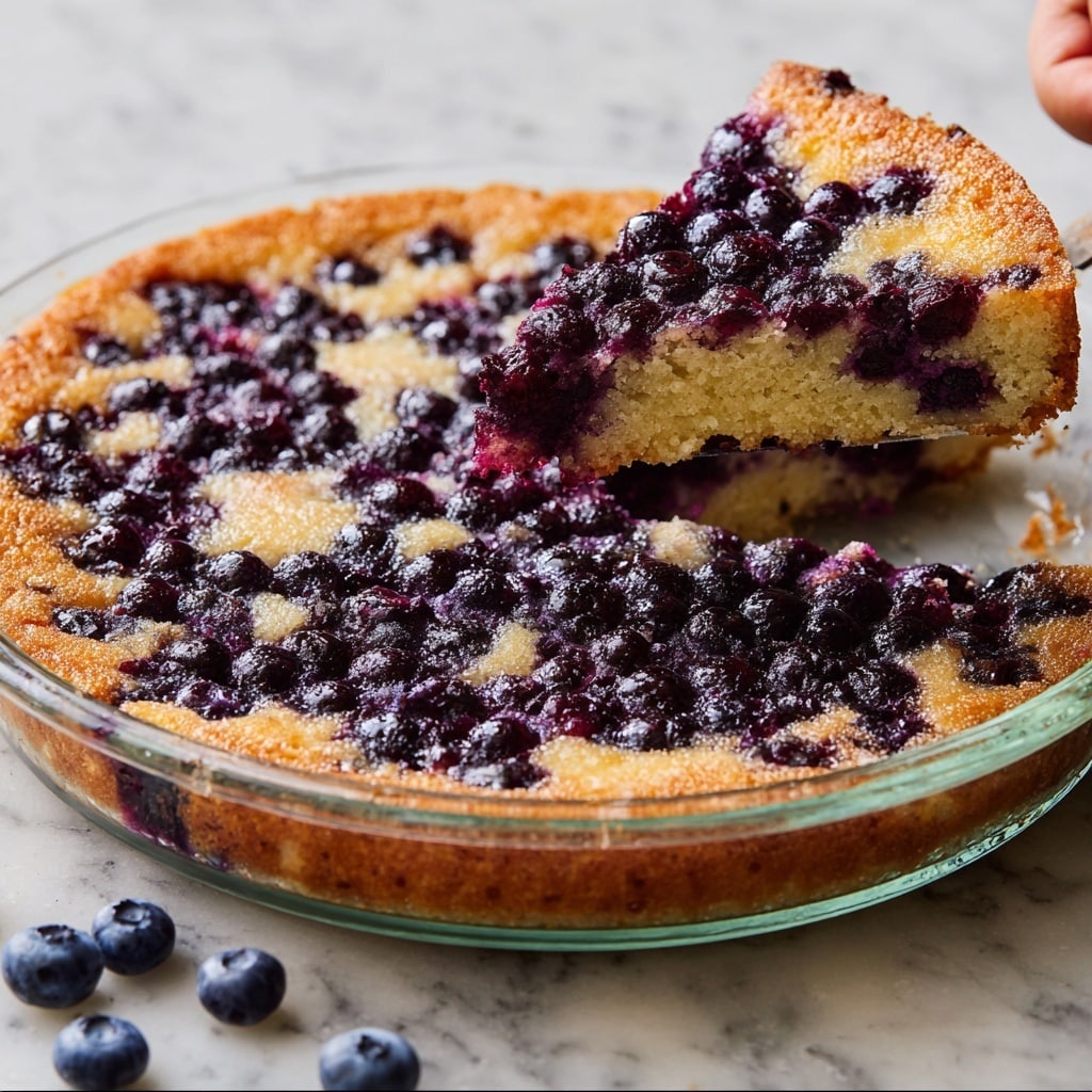 Crustless Blueberry Pie Recipe