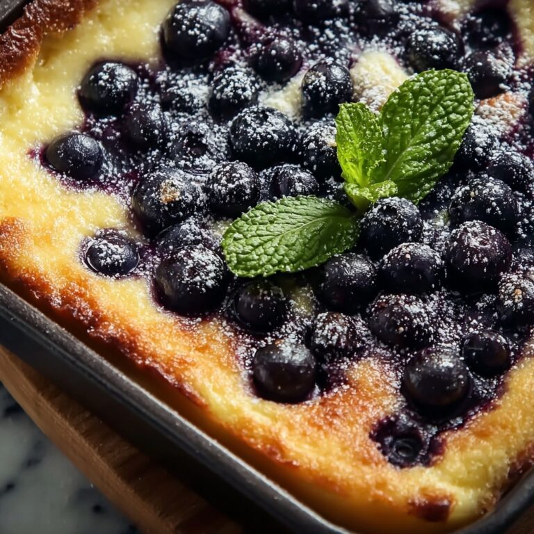 Blueberry Lemon Dutch Baby Recipe