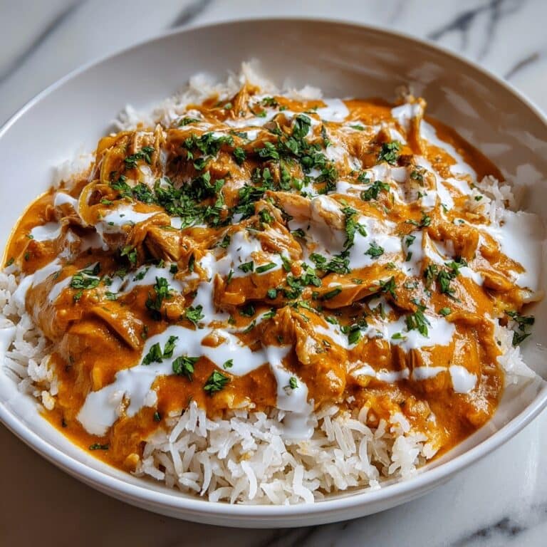 Easy Slow Cooker Butter Chicken & Rice Meal Recipe