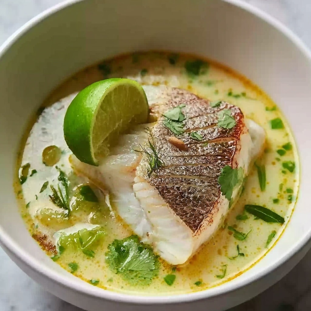 Coconut Lime Fish Soup Recipe