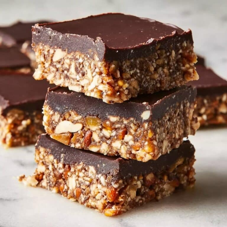 Chocolate Date Almond Bars Recipe