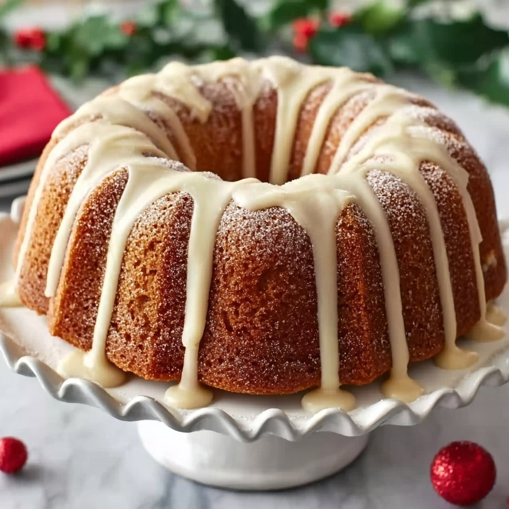 Eggnog Bundt Cake with Eggnog Frosting Recipe 6 Eggnog Bundt Cake with Eggnog Frosting Recipe - Recipe Image