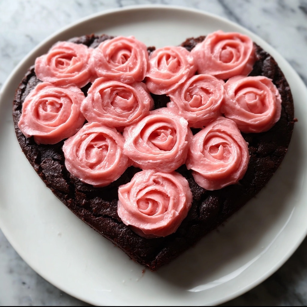 Heart Brownie Cake Recipe 5 Heart Brownie Cake Recipe - Recipe Image