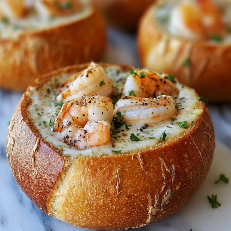 Stuffed Seafood Bread Bowl Recipe