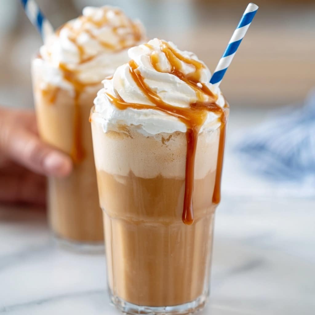 Homemade Caramel Frappes Recipe 5 Homemade Caramel Frappes Recipe - Recipe Image