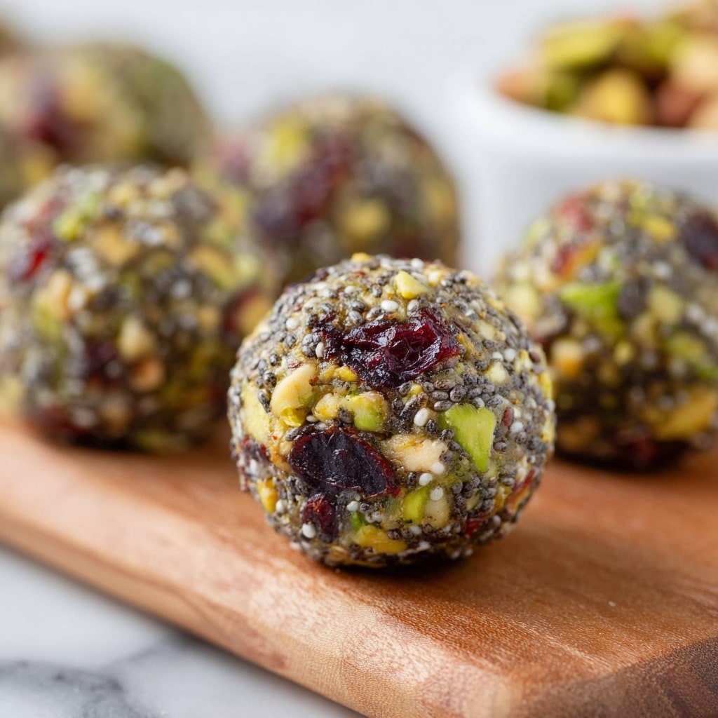 Cranberry Pistachio Energy Bites Recipe