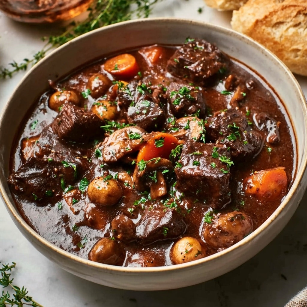 Slow Cooker Beef Bourguignon Recipe