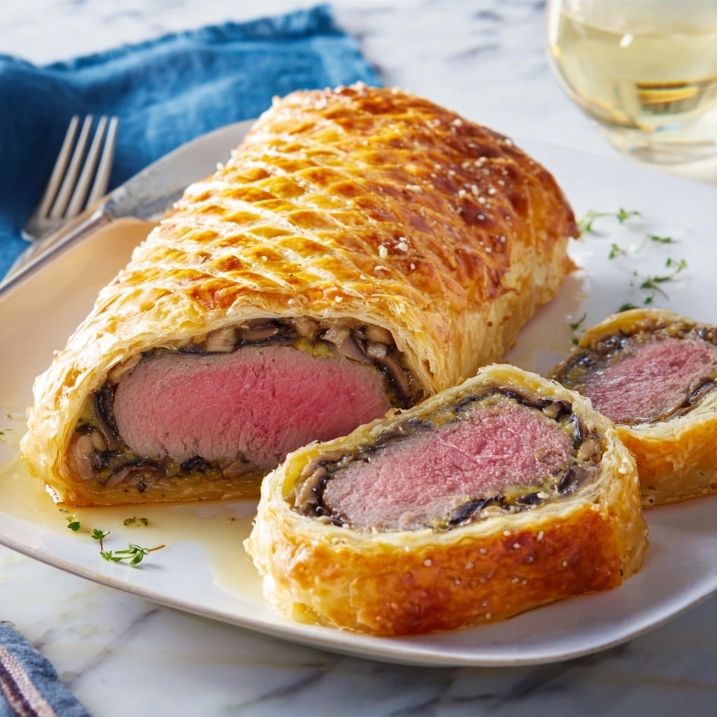 Beef Wellington with Mushroom and Foie Gras Recipe