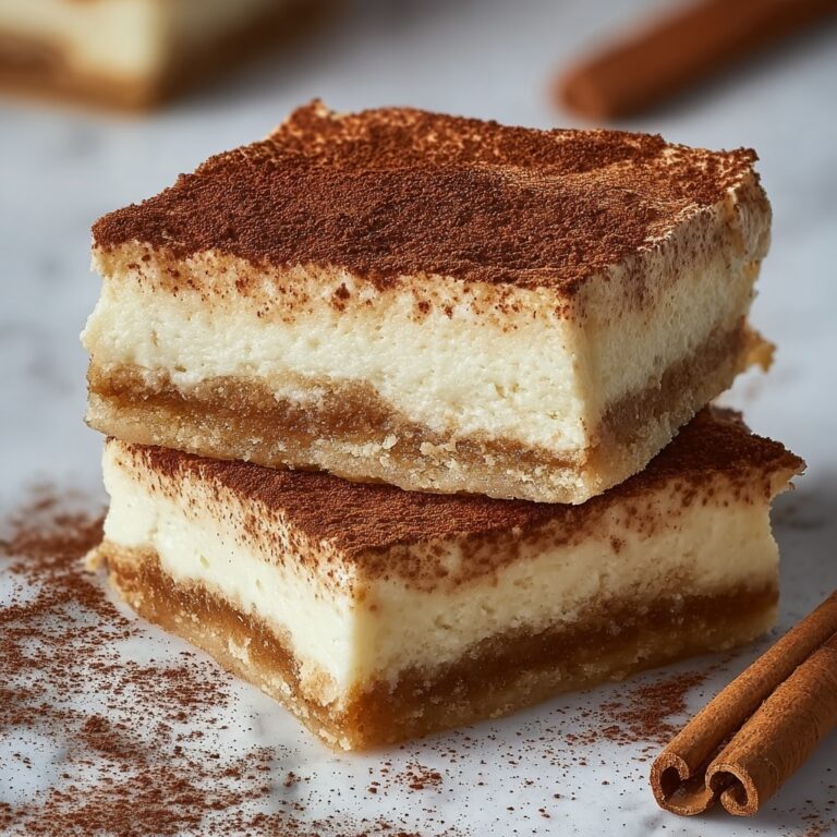 Cinnamon Churro Cheesecake Bars Recipe