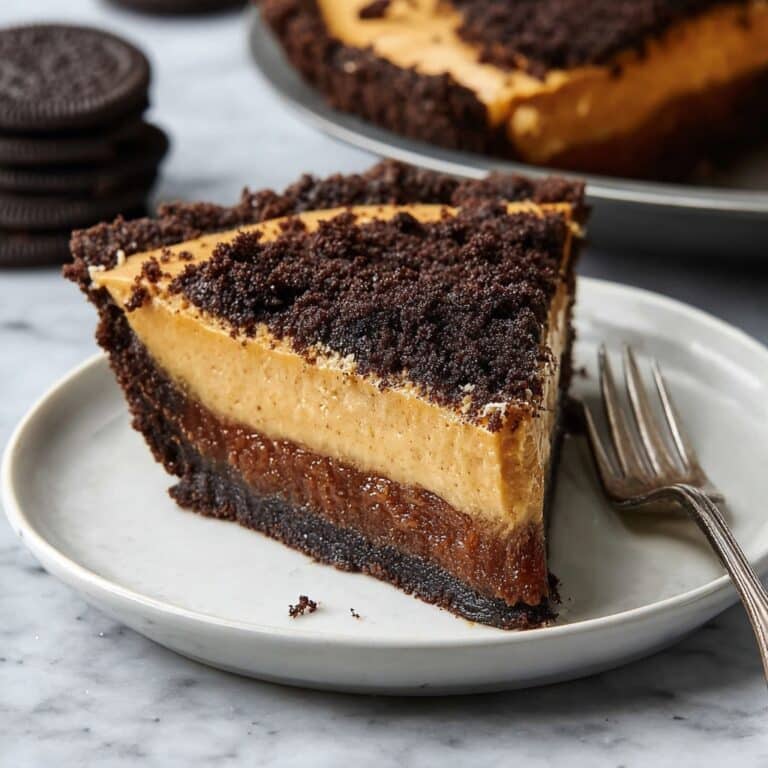 Peanut Butter Chocolate Mud Pie Recipe